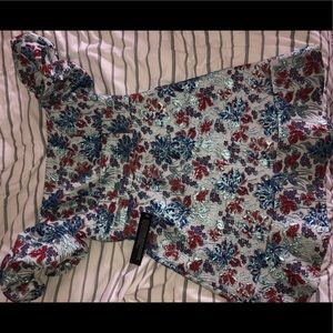 TopShop NEW blue off the shoulder dress